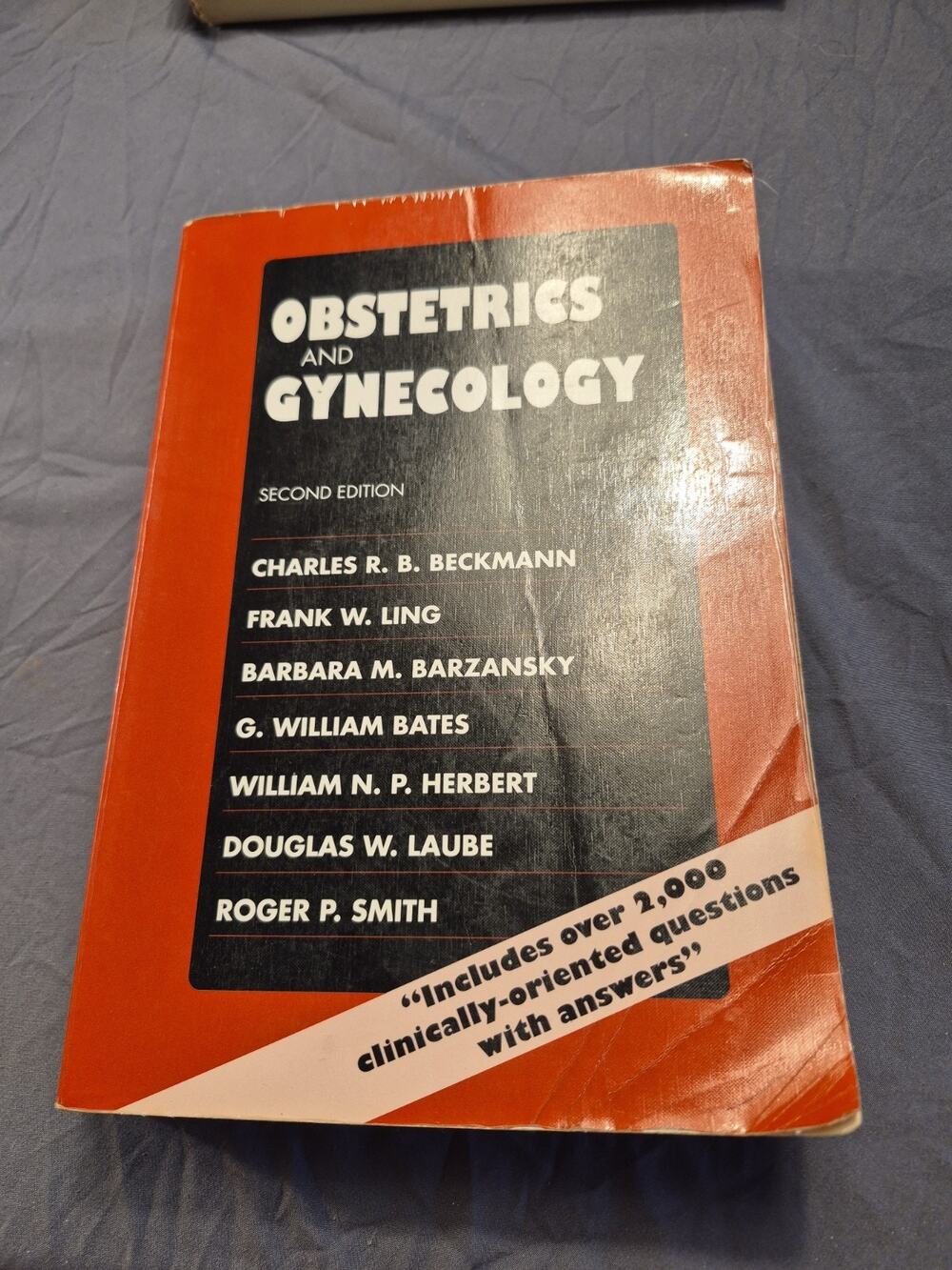 Obstetrics and Gynecology by Charles R. B. Beckmann (1995, Hardcover)